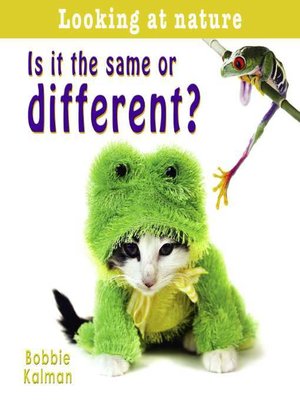 cover image of Is It The Same Or Different?